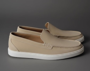 Handgefertigte Wildleder Loafers für Männer