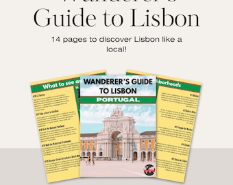 Guía de viaje de Lisboa, Portugal • Guía de la ciudad de 14 páginas (Descarga en PDF)