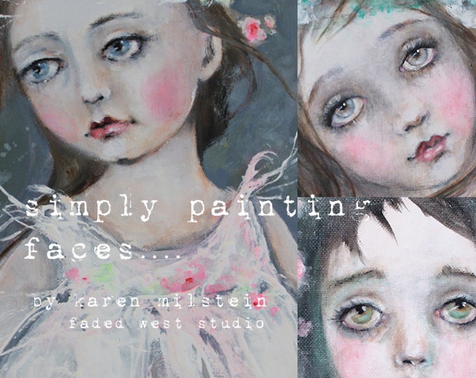 Online Portrait Painting Class Simply Painting Faces... Karen Milstein