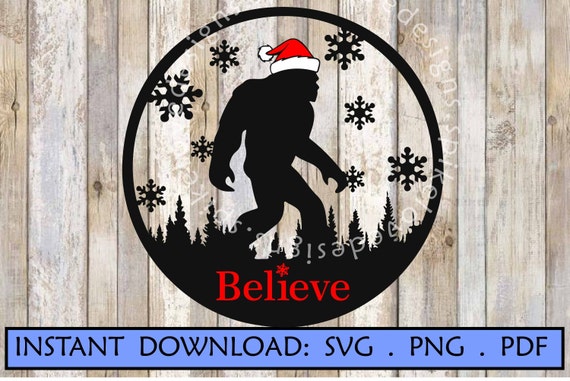 Is It Christmas Yeti Holiday SVG, Bigfoot SVG