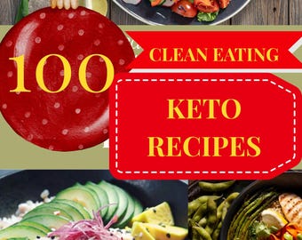 100 Keto Recipes eBook | Low-Carb Cookbook (Instant Digital Download)