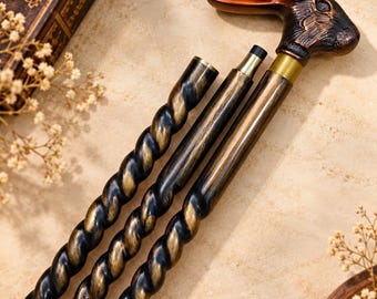 Persnalized Handmade Rosewood Walking Cane