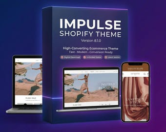 Impulse Shopify Theme 8.1.0 – High-Converting Ecommerce Store Theme | Digital Download
