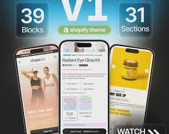 Elixir Theme + Templates Bundle Alle Nischen Shopware Store Designs Download