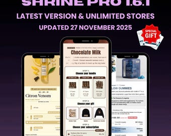 Shine Pro 1.6.1 + REGALO GRATIS / Última versión / + 150 códigos de Shopify gratis