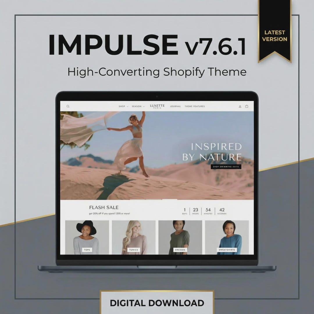 Impulse Theme V7.6.1 Shopify Theme – High-converting Store Template for ...