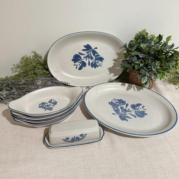 Vintage Pfaltzgraff Yorktowne Stoneware | Platters, Casserole Dishes, Butter Dish | Choose Your Set