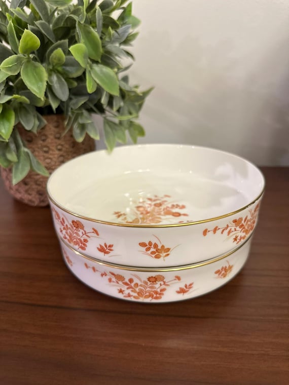 Vintage Mikasa Bone China Bowls | “Eastwind” Pattern