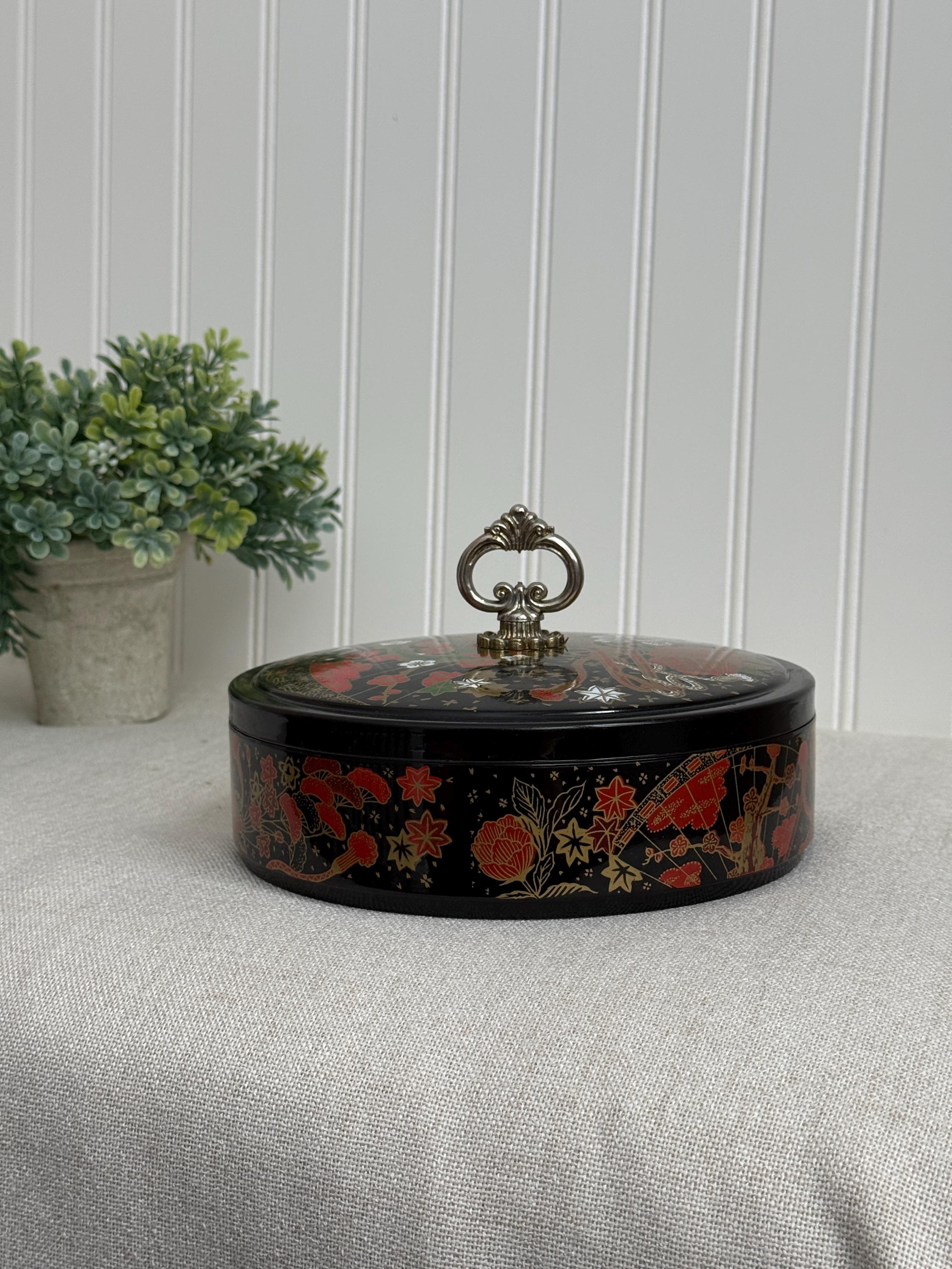 Vintage Japanese Trinket Box - Etsy