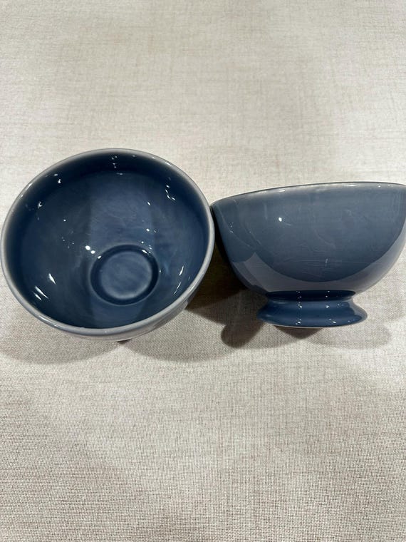 Williams Sonoma Blue Footed Bowl |  Made in Portugal