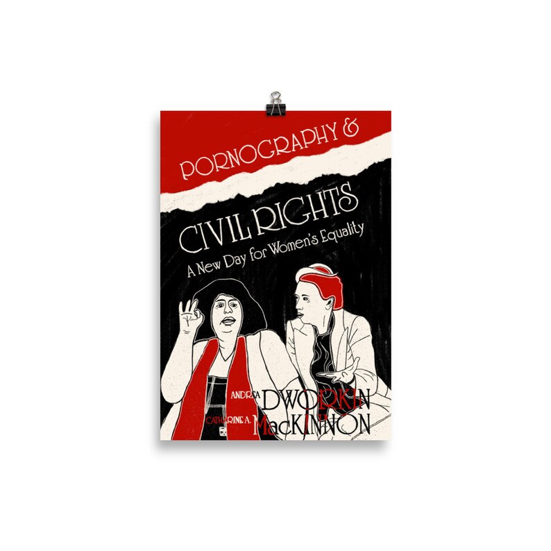 Andrea Dworkin and Catharine Mackinnon Poster Etsy UK