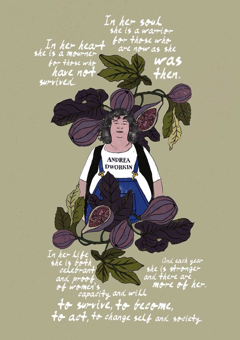 Andrea Dworkin Homage Poster image 1