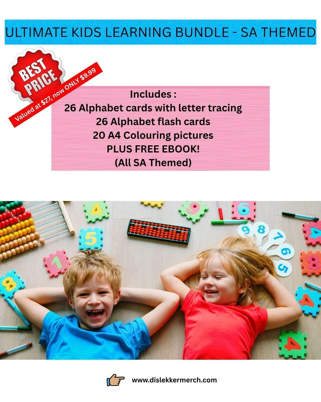 Sab Colouring Ultimate SA Kids Learning Bundle | Alphabet Tracing, Flashcards ...