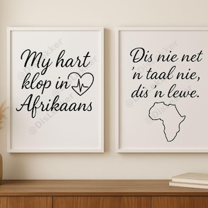 Trots Afrikaans | 10 Proud Afrikaans Sayings PNG Pack | Digital Download | Cricut Sublimation Print for Mugs, Shirts, Wall Art
