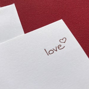Lil' Liebe Korrespondenz Karten