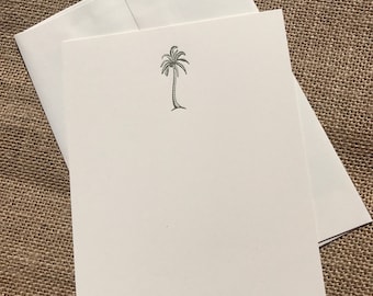 Coconut Tree Correspondence Cards