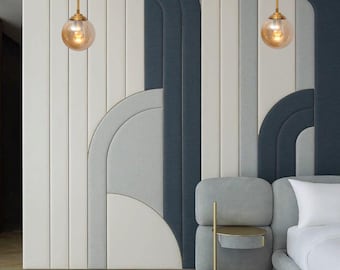 Retro Glass Ball Wall Light: Brass Fixture with White Cord