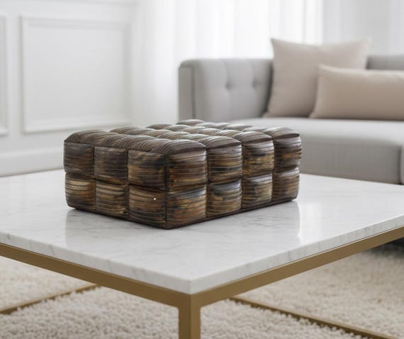 Coffret Large — Handmade Decorative Box | Coffee Table Decor, Gift Box | Jewelry & Keepsake Storage