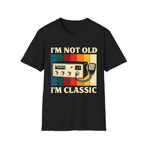 Retro CB Radio Trucker T-Shirt: Funny Vintage Style Tee