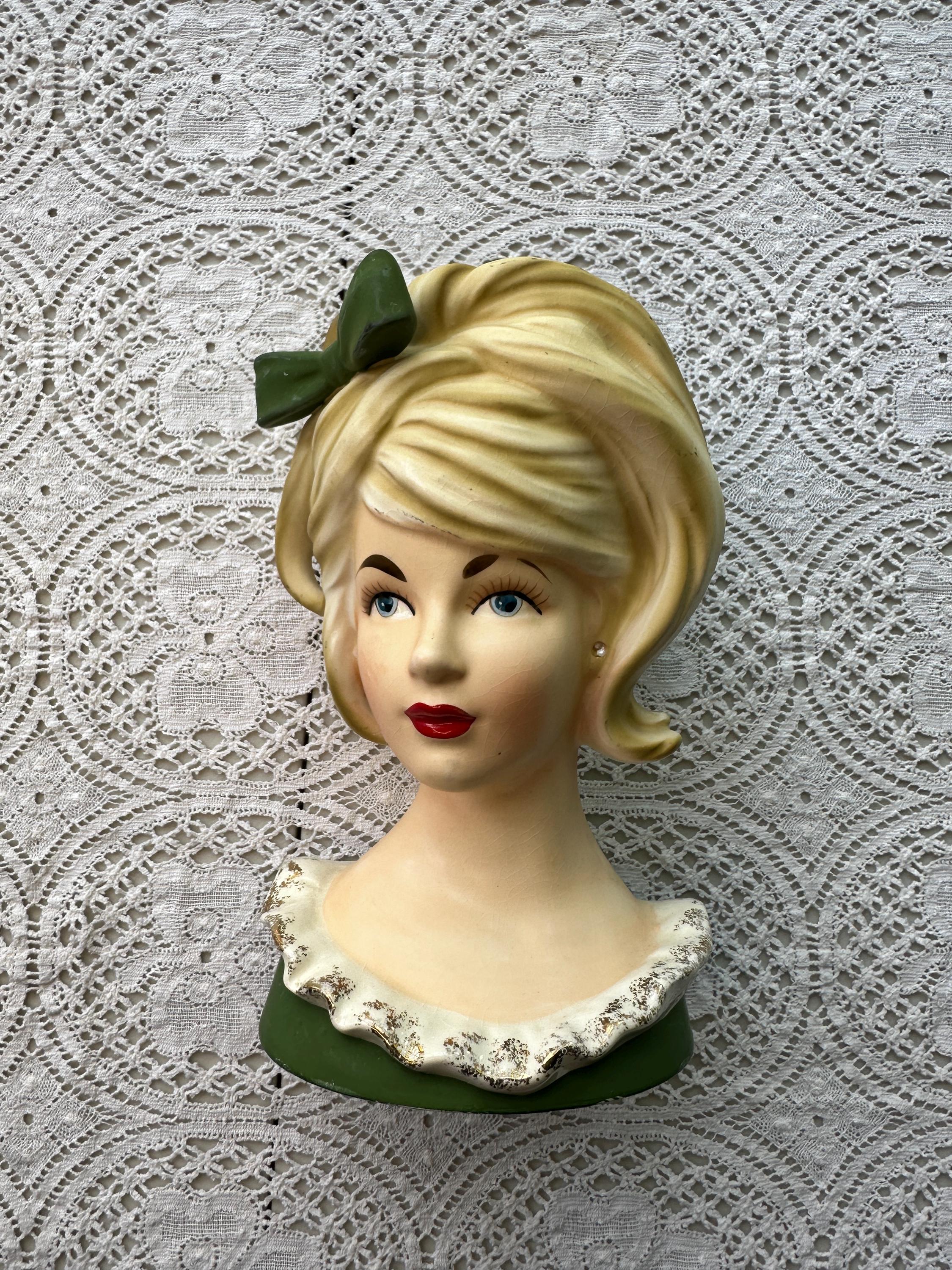Relpo Lady Head Vase - Etsy