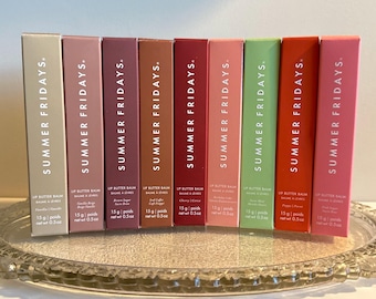 Summer Friday’s Lip Butter Balm Authentic 0.15oz/15g|Various Colors New in Box - Perfect Gift!