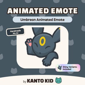 ブラッキーのアニメーションエモート | ストリーマーとゲーマーのためのかわいいエモート | Twitch、Discord、YouTube