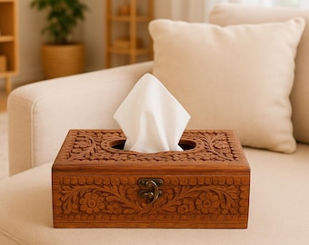Kleenex Wood Tissue Box For Office House Decor Memorable Gifting Item