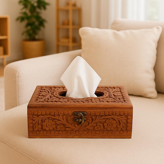 Kleenex Holz Taschentücher Box für Büro Haus Dekor Denkwürdiger Geschenkartikel