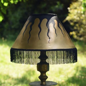 Golden lampshade