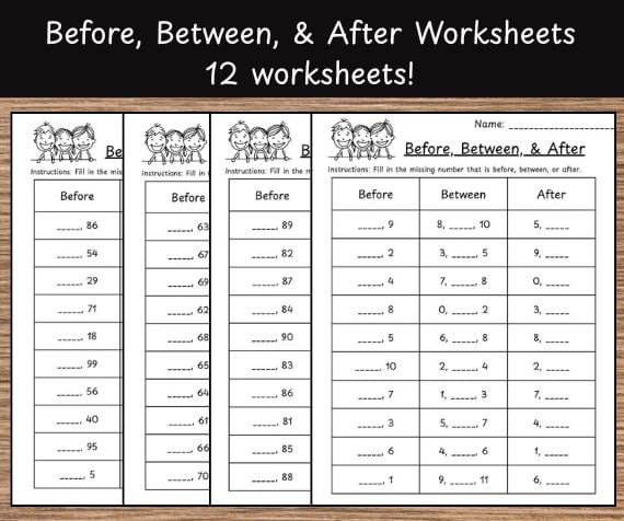 Numbers In Between Worksheet Year 6 | Comparing Numbers Worksheets