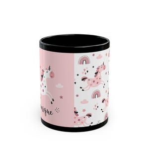 Whimsical Unicorn Mug - Cute Unicorns on Pink, Unique Gift for Kids, Perfect for Birthdays, Parties, or Everyday Joy