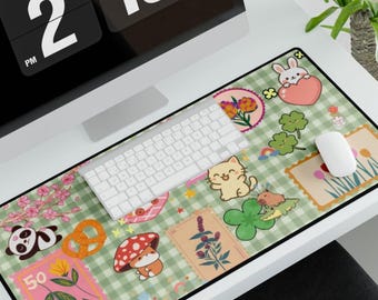Juminocore, Heisei Retro, Tappetino da scrivania, Cutecore, Tappetino per mouse, Tappetino da scrivania Kawaii, Tappetino da scrivania, Tappetino per mouse grande, Decorazione per cubicolo, Regalo per studente universitario