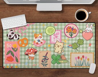 Juminocore, Heisei Retro, Deskmat, Cutecore, Mouse Pad, Kawaii Desk Mat, Desk Pad, Large Mouse Pad, Cubicle Decor, Gift For College Student