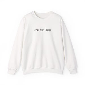 Game Day Unisex Crewneck Sweatshirt, Cozy Pullover, Sports Apparel, Gift for Gamers, Casual Wear, Fall Fashion