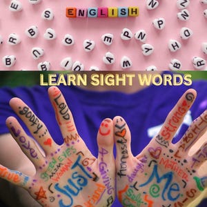 Learn Sight Words, Fun with Sight Words, Sight Word Practice, Easy Sight Words, Sight Words for Kids,  Sight Words, Sight Words Workbook