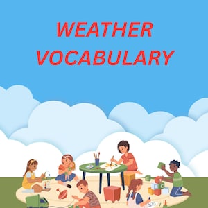 Preschool and Kindergarten Learning Activity | Weather Worksheets/Weather Coloring Pages for Kids | Fun Weather Coloring Book