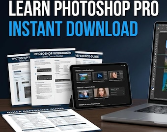 Adobe Photoshop Training Course | Beginner to Pro Photo Editing (Digital Download)