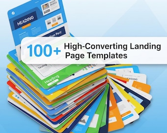 100+ High-Converting Landing Page Templates (Digital Download)