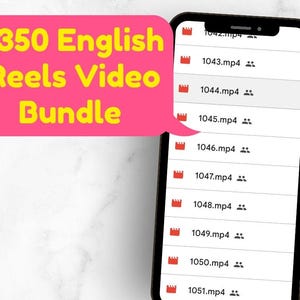 1350 Viral English Reels Bundle | Short Video Content Ideas for Instagram, YouTube, TikTok, Canva Ready