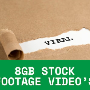 Stock Footage Videos Bundle | 8GB + HD & 4K Clips for YouTube, Reels, Commercial Use, B-Roll, Cinematic Backgrounds, Video Assets