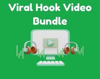 Viral Hook Video Bundle | Short Video Hooks for Reels, YouTube Shorts, TikTok, Viral Marketing, Content Ideas Pack