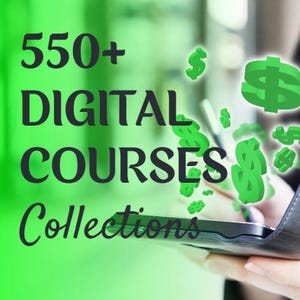 550+ Digital Courses Collection | Learn Online, Skill Boost Bundle, Business, Marketing, Design & More
