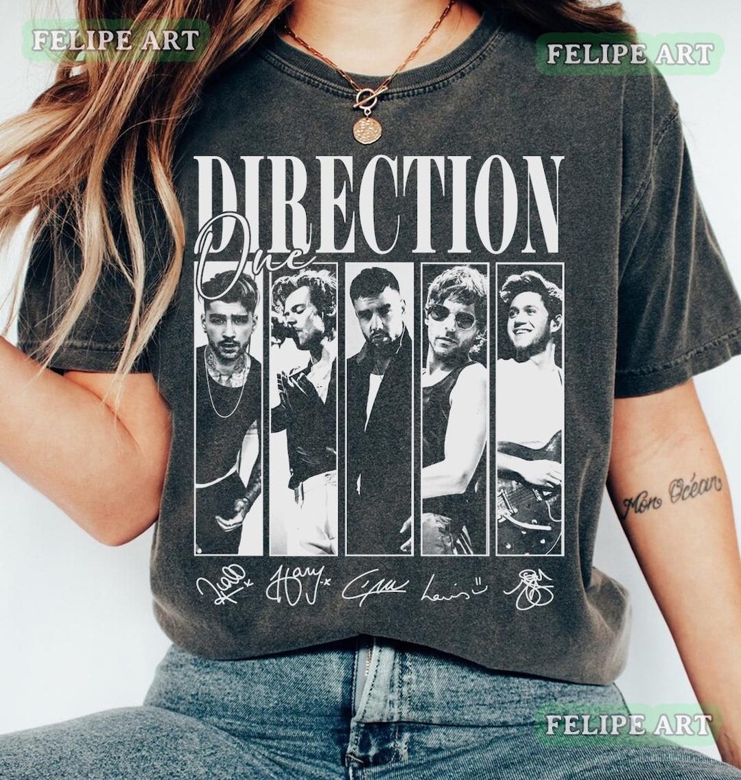 Vintage One Direction Comfort Colors T-shirt, One Funny Direction ...