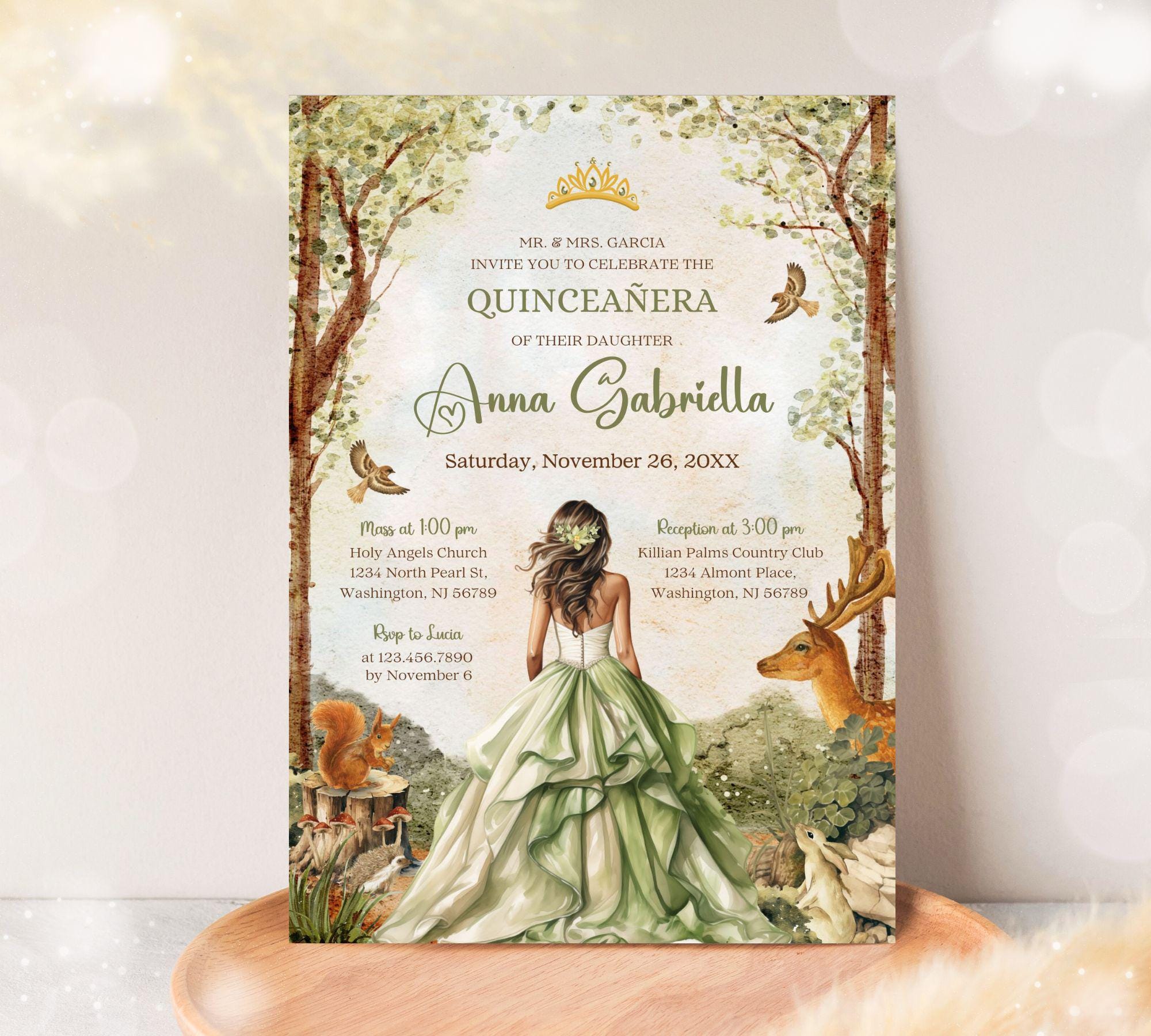 Enchanted Forest Quinceanera Dress - Etsy Enchanted Forest Quinceanera Dress - Etsy