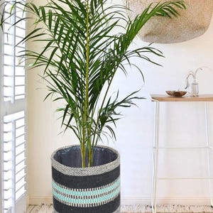 Jute Flower Pot ,Planter, Personalized Plant Pot, Storage Basket, Gardening Gift for Plant Lover, Unique Birthday Present Garden Decor Plant