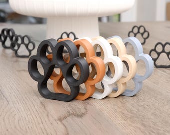 Pfote Deko stehend • Hundepfote Katzenpfote • Tierliebhaber Geschenk • Haustier Erinnerung • Tischdeko Pfote • Moderne Tier Deko
