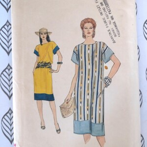 Vogue Pattern 8346 Misses Dress 1980 Size 12,14,16 Cut, Complete