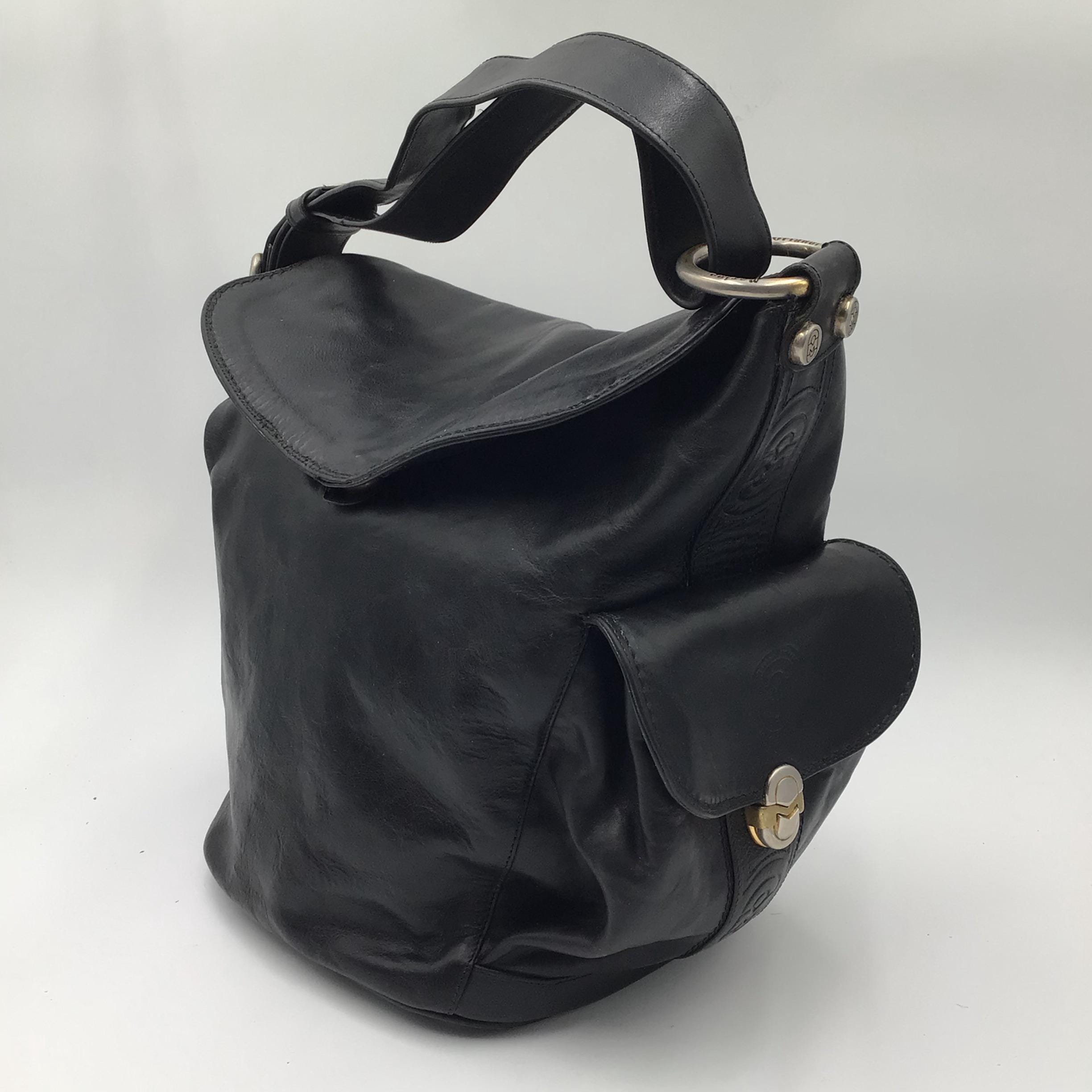 MARINO ORLANDI Bucket Bag Backpack Convertible Sling Pure Leather‎ Handbag New Marino Orlandi Sling Backpack Purse | Mercari main image 3