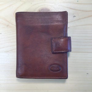 The Bridge Vintage Wallet For Women 90s Leather Made In Italy