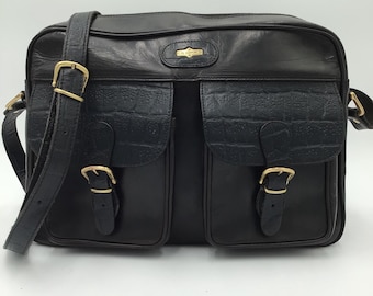 El Campero Vintage Unisex-Ledertasche aus den 1990er Jahren, hergestellt in Italien